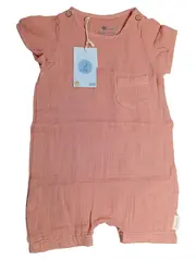 Vorschaubild 1 von Baby Strampler Romper Gr. 68 Rosa Bio Baumwolle Mädchen