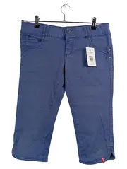 Vorschaubild 1 von EDC Damen Capri Jeans Hose Blau Gr. 38 W29 Slim Fit