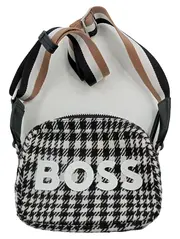 Vorschaubild 1 von Umhängetasche Houndstooth Muster Wolle Schwarz Weiß Damen