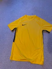 Vorschaubild 2 von Herren Fußball Trikot Gelb Größe S Sportshirt