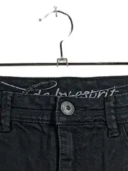 Vorschaubild 2 von EDC Damen Jeansrock Minirock Schwarz Gr. 36 Baumwolle Casual