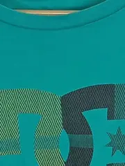 Vorschaubild 5 von Damen T-Shirt Türkis Gr. 38/M Casual Logo-Print Kurzarm