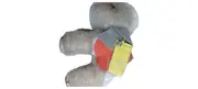 Vorschaubild 2 von Elefant Kuscheltier Plüschtier Beige Klassisch 6cm