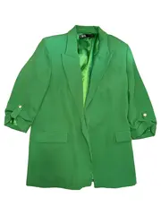 Vorschaubild 1 von Damen Blazer Jacke Grün Gr. 40/L Elegant