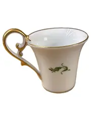 Vorschaubild 1 von Kaiser Tasse Porzellan Frosch Motiv Elegant Weiß 6cm