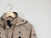 Vorschaubild 5 von Damen Outdoorjacke Beige Gr. S mit Kapuze & Gürtel NEU