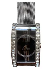 Vorschaubild 2 von Damenuhr Armbanduhr Silber Elegant Edelstahl Strasssteine