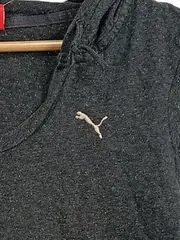 Vorschaubild 2 von Damen Kapuzenpullover Hoodie Grau Meliert Gr. 40/L Sportlich