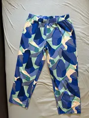 Vorschaubild 3 von Damen Stoffhose Gr. 38 abstrakt gemustert Mehrfarbig Casual
