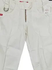 Vorschaubild 3 von Damen Stoffhose Weiß Gr. W29/38 Baumwolle Casual