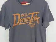 Vorschaubild 2 von Herren T-Shirt Grau Gr. 40 Streetwear mit Schriftzug