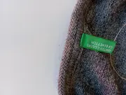 Vorschaubild 3 von Kinder Pullover Gr. 158 Grau Meliert Wolle Viskose