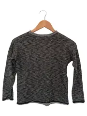 Vorschaubild 2 von Kinder Pullover Gr. 158 Grau Meliert Wolle Viskose