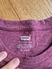 Vorschaubild 3 von Herren T-Shirt Logo Print Rot Meliert Gr. XS Casual