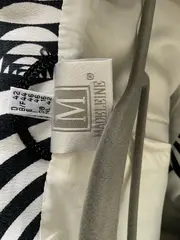 Vorschaubild 4 von Damen Blazer Jacke Gr. 42 Schwarz Weiß Grafisches Muster Modern