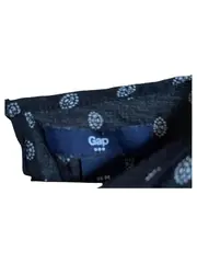 Vorschaubild 2 von Damen Top Schwarz Gr. 38 M Ärmellos Geometrisches Muster Casual