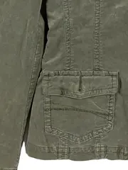 Vorschaubild 2 von Damen Blazer Gr. 40 Oliv Casual Cord Sakko Jacke