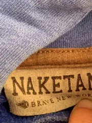 Vorschaubild 6 von Damen Kapuzenpullover Hoodie Blau Meliert Gr. S