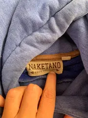 Vorschaubild 5 von Damen Kapuzenpullover Hoodie Blau Meliert Gr. S