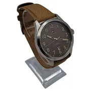 Vorschaubild 2 von Herrenuhr Armbanduhr Braun Outdoor Nylonband 5ATM