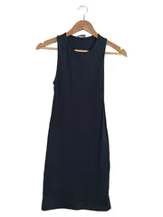 Vorschaubild 1 von Damen Freizeitkleid Gr. 36/S Schwarz Basic Minimalistisch