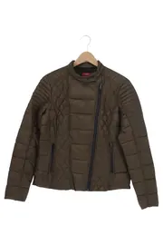 Vorschaubild 1 von Damen Steppjacke Gr. 38/M Braun Asymmetrischer Reißverschluss