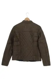 Vorschaubild 2 von Damen Steppjacke Gr. 38/M Braun Asymmetrischer Reißverschluss
