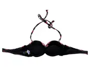 Vorschaubild 2 von Damen Bikini Oberteil Bandeau Gestreift Mehrfarbig Gr. 34A