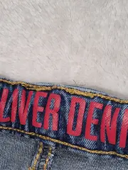 Vorschaubild 4 von Regular Fit Jeans Kinder Blau Größe 122 Schriftzug