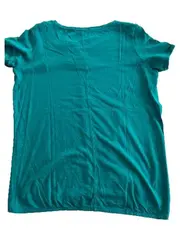 Vorschaubild 2 von CECIL Damen T-Shirt Gr. M Petrol Kurzarm V-Ausschnitt Casual
