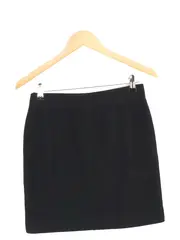 Vorschaubild 2 von Damen Bleistiftrock Gr. 36 S Schwarz Wolle Business