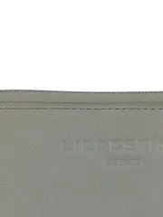 Vorschaubild 4 von Damen Geldbörse Leder Grau Reißverschluss Portemonnaie