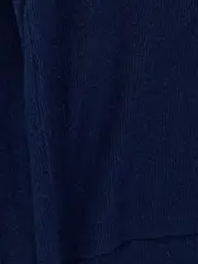 Vorschaubild 3 von Damen Pullover Blau Gr. 34/XS Casual V-Ausschnitt Rippstrick