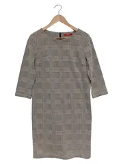 Vorschaubild 1 von Damen Blusenkleid Gr. 36/S Grau Kariert Business Elegant