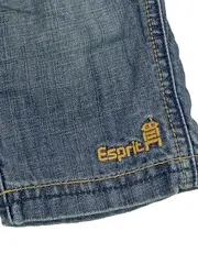 Vorschaubild 3 von Baby Mädchen Jeans Shorts Gr. 68 Blau Casual Rippbund