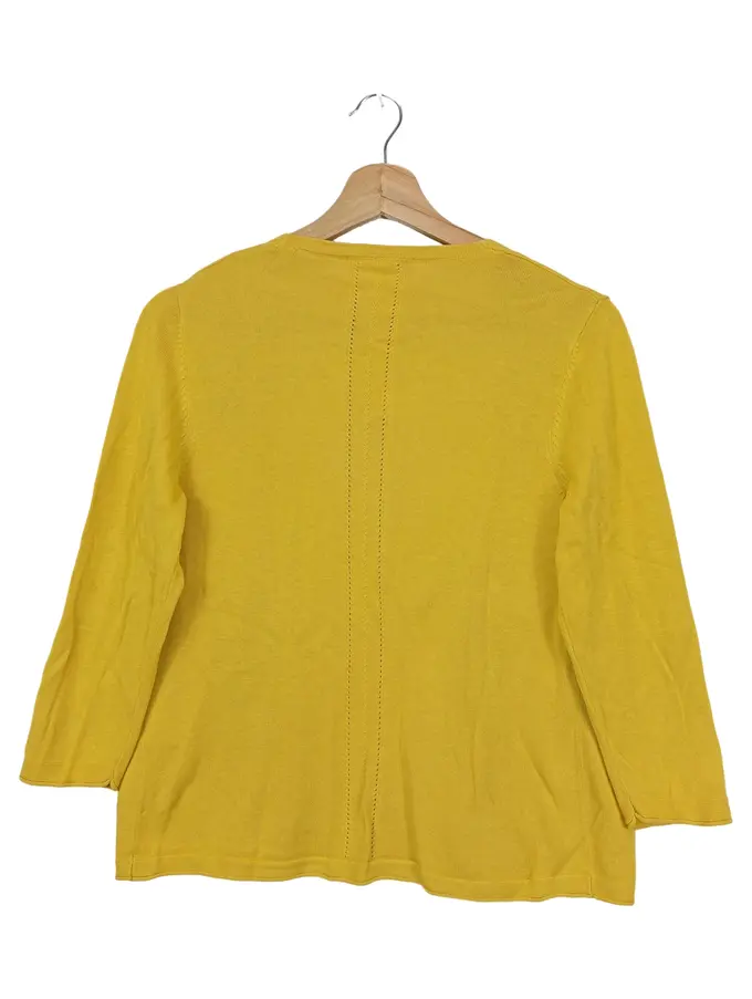 Cotton Blend Strickjacke Gelb S Oliver Strickjacke Damen Sommer