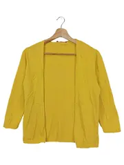 Vorschaubild 1 von Damen Strickjacke Gelb Gr. 36/S Klassisch Elegant