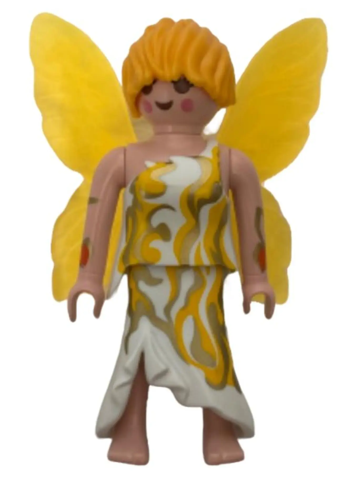 PLAYMOBIL Spielfigur Fee mit gelben Flügeln Mädchen Spielzeug Figur Gelb