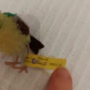Vorschaubild 3 von Vogel Dekofigur Plüschtier Filz Mehrfarbig Nostalgisch 6504,42
