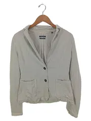 Vorschaubild 1 von Damen Sweatjacke Gr. 44/XXL Beige Casual