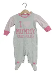 Vorschaubild 1 von Baby Body I LOVE MUMMY Grau 3-6 Monate