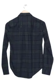Vorschaubild 2 von abercrombie and fitch Hemdbluse Damen Gr. 32/XXS Blau Kariert Casual