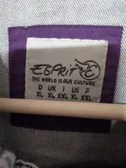 Vorschaubild 5 von Jeansjacke Damen Gr. XL Blau Baumwolle Casual Knopfleiste