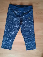 Vorschaubild 3 von Climalite Kinder Leggings Sport Blau Gr. 170 Abstrakt Logo