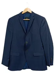 Vorschaubild 1 von Herren Sakko Business Wolle Blau Gr. 46 Langarm Elegant