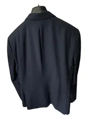 Vorschaubild 3 von Herren Sakko Business Wolle Blau Gr. 46 Langarm Elegant