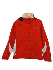 Vorschaubild 1 von Damen Outdoorjacke Gr. 38;M Rot Polyester Kapuze