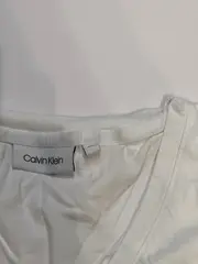 Vorschaubild 3 von Damen T-Shirt V-Ausschnitt Gr. S Weiß Logo