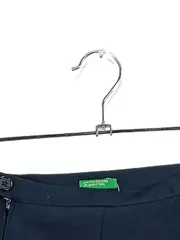 Vorschaubild 2 von BENETTON Damen Faltenrock Gr. 36 Blau Business Rock