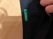 Vorschaubild 3 von BENETTON Damen Faltenrock Gr. 36 Blau Business Rock